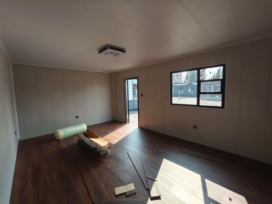 20FT/40FT на заказ Префабрикованный стальной каркасный дом Модульный дом для мастерской Хранилище Строительство офиса