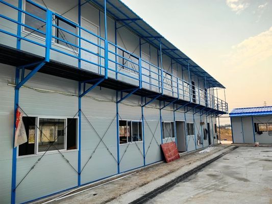 Зеленые дома Маленький дом Префабрикованный мобильный дом с 50/75/100 мм волновой сэндвич-панелью
