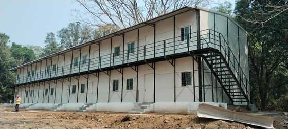 Низкоуглеродные виллы из сэндвич-панелей и готовых стальных конструкций