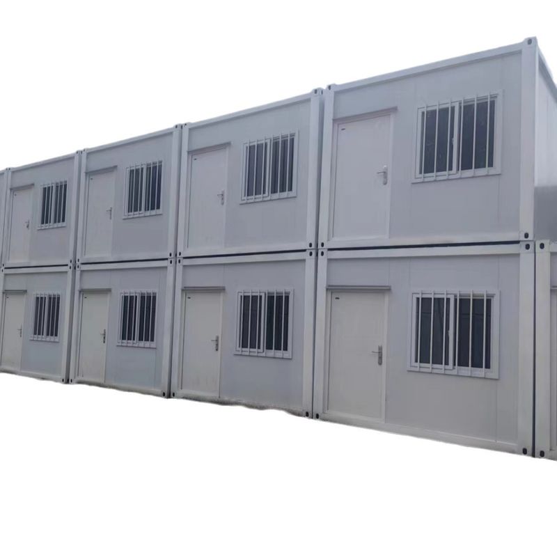 Быстрая установка Преимущество 20 40ft Steel Sandwich Panel Flat Pack Container House for Office Apartment Mall Workshop