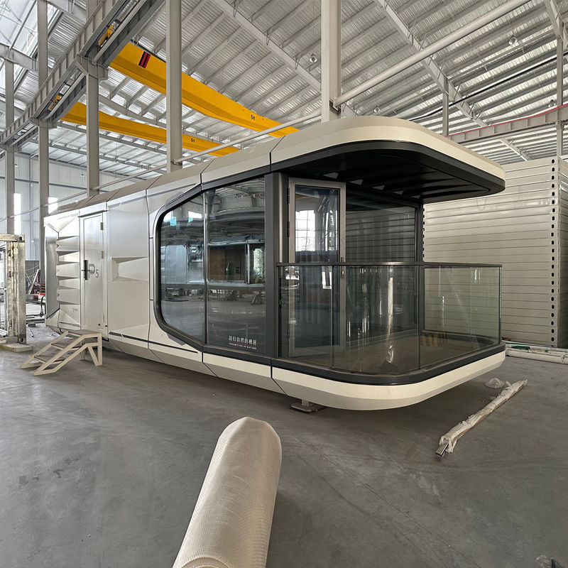 Отель Luxury Mobile Container House с открытой космической капсулой и коммерческим дизайном пространства
