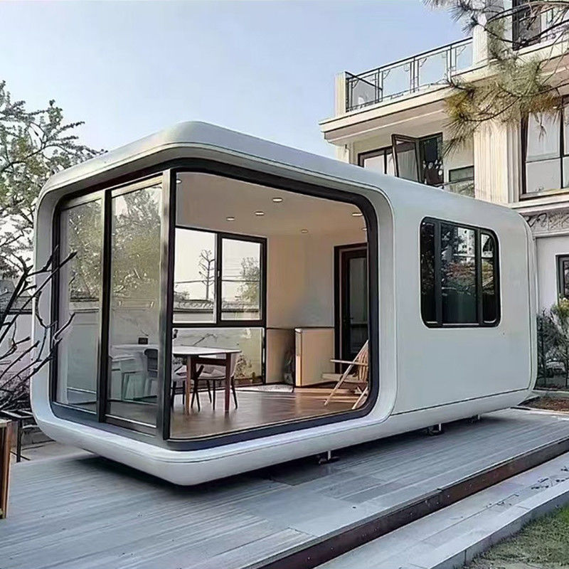 Современный Prefab Design Space Capsule Resort Hotel с сэндвич-панелью и дизайном 3D-модели