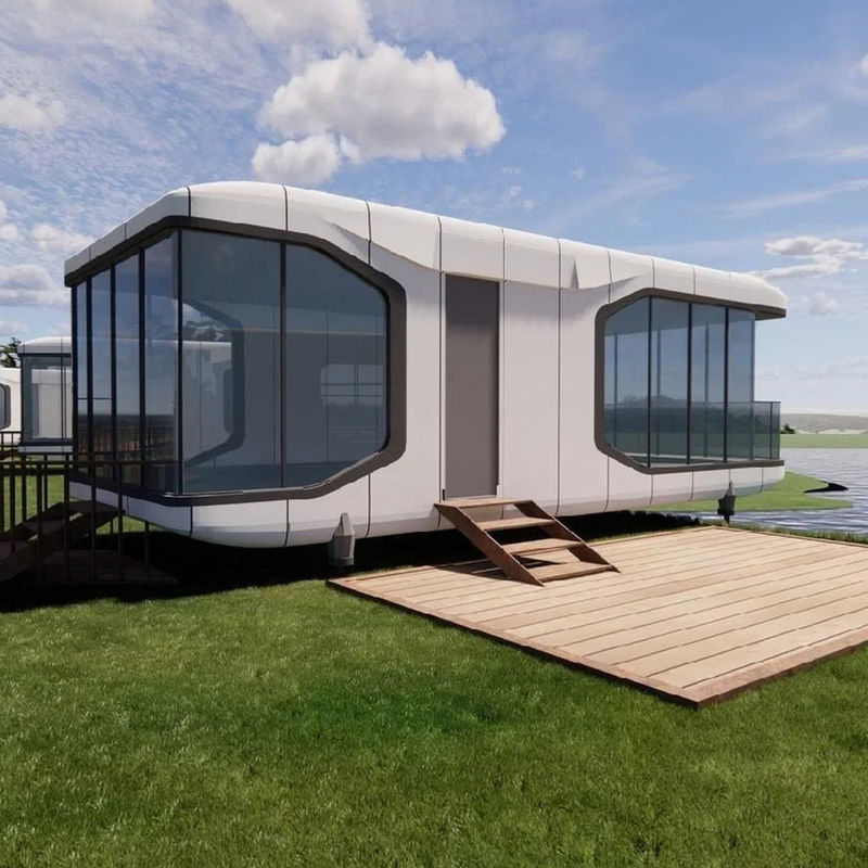Наружный Prefab Space Capsule House Опция отеля с индивидуальным цветом