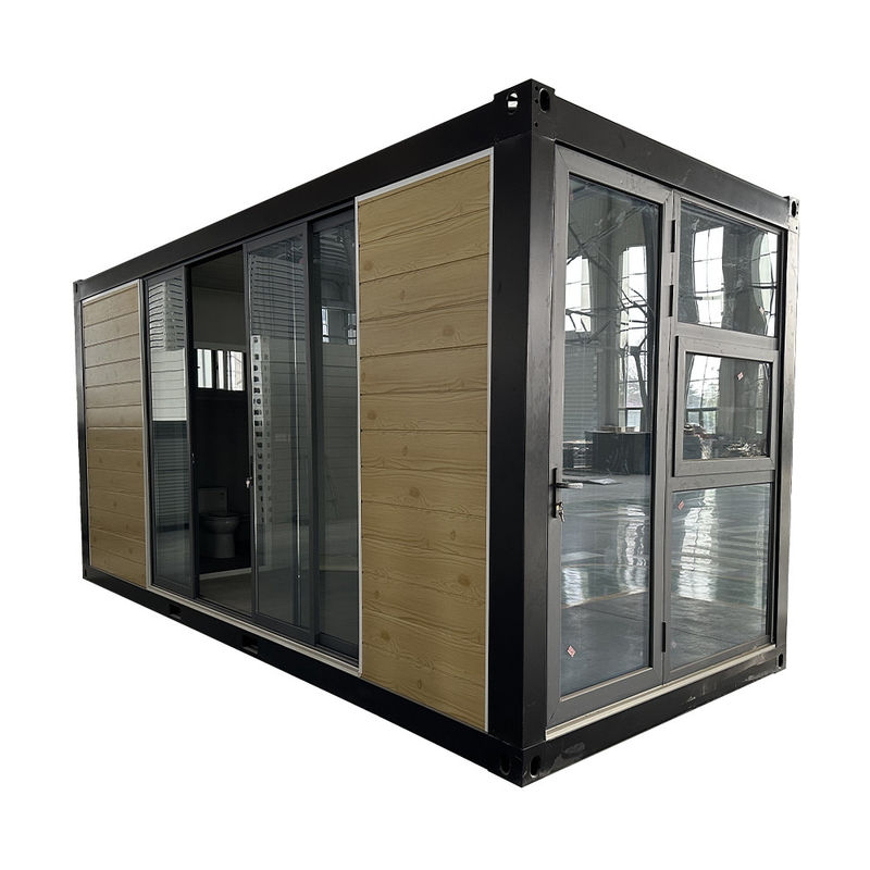 Офис быстро собрать Flat Pack Container Хранилище Изолированный сборный модульный контейнерный дом с 15-30 лет службы