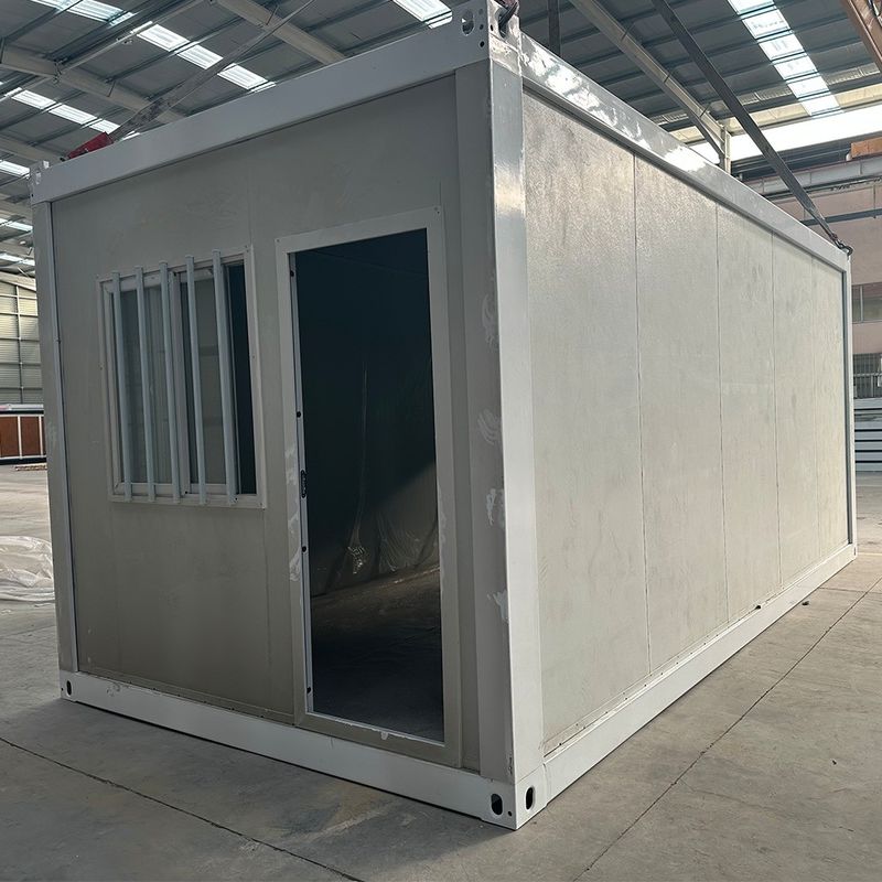 Предварительно изготовленный складной 20ft Office складной контейнерный дом для Филиппин безопасности двери и пространство-сберегающий дизайн