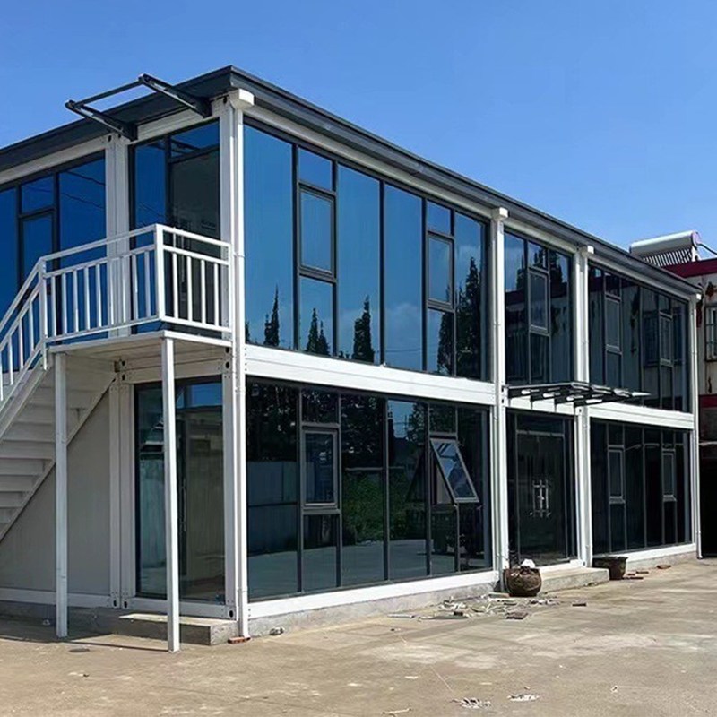 Современный дизайн отделения контейнерный дом с легкой сборкой и оцинкованной стальной рамы